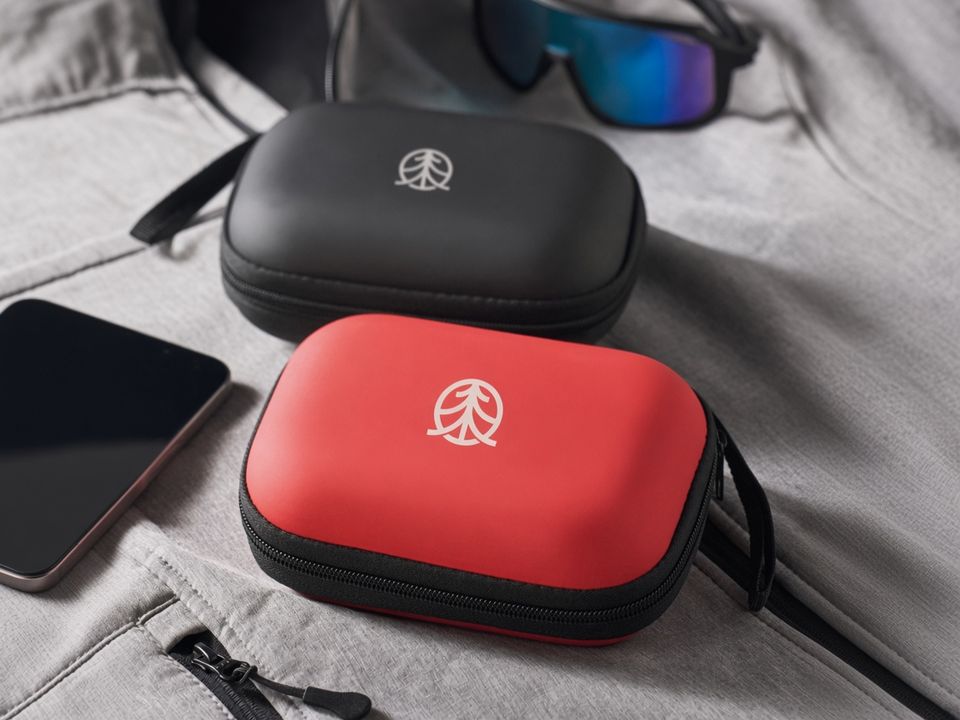 First aid kit in hard PU case
