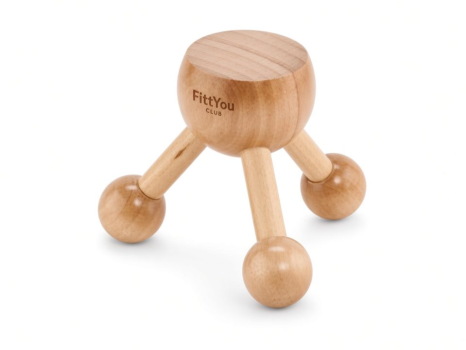 Chinese gugertree wood hand held massager